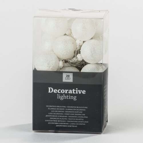 Lanț luminițe decorativ Balls, 20 LED