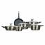 Banquet 11-delni set posode METALLIC PLATINUM