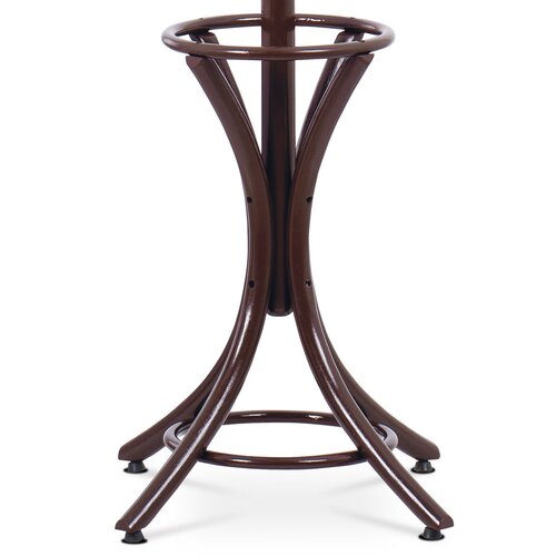 Fa ruhafogas állvány, sötétbarna, 185 cm