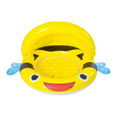 Vetro-Plus Piscină pentru copii cu acoperiș înformă de albinuță, diametru 120 cm