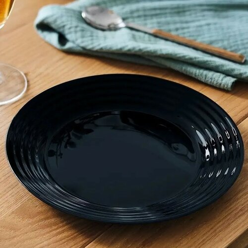 Serviciu de masă Luminarc HARENA, 18 piesenegru