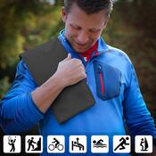 DecoKing Fitness Uterák Ekea sivá, 40 x 80 cm
