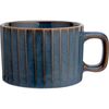 Altom Kubek porcelanowy Reactive Stripes niebieski