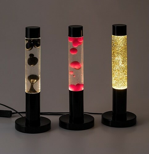 Rabalux 76028 dekoracyjna lampa stołowa LEDLavastic, czerwona