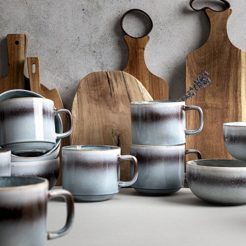 Florina Kubek ceramiczny Moon Dust Brown, 550 ml