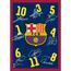 Kusový koberec FC Barcelona, 95 x 133 cm