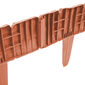 4Home Zahradní palisáda - obrubník Terracotta,2,5 m