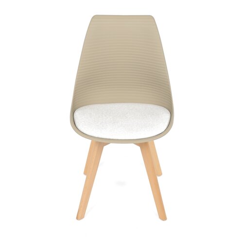 Krzesło do jadalni CT-X7055 WT, beżowe