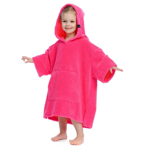 Poncho Towee Surf MONO Bubblegum roz, 50 x 60 cm