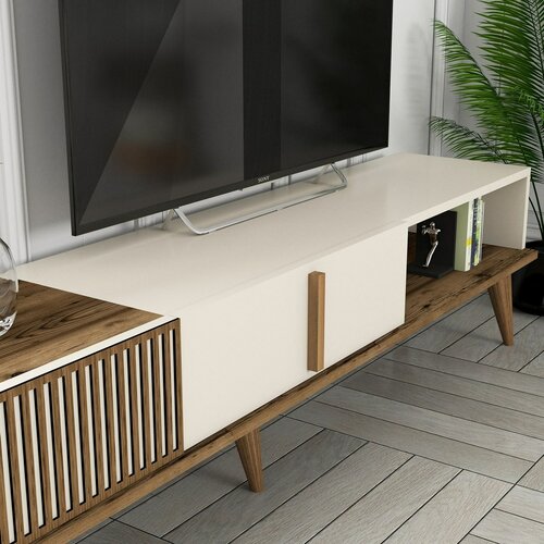 Milen Walnut and Cream TV-fal