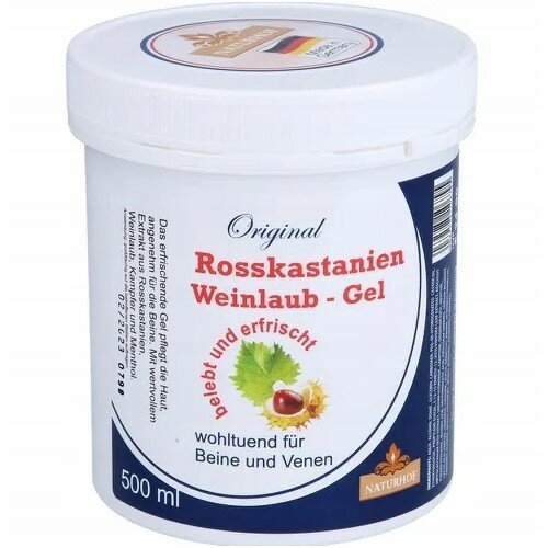 Kostanjev gel za noge in žile, 500 ml