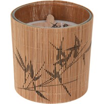 Vonná svíčka v bambusovém kelímku, Santalové dřevo