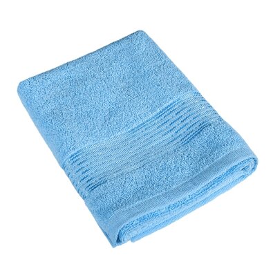 Ręcznik kąpielowy Kamilka Pasek niebieski, 70 x 140 cm