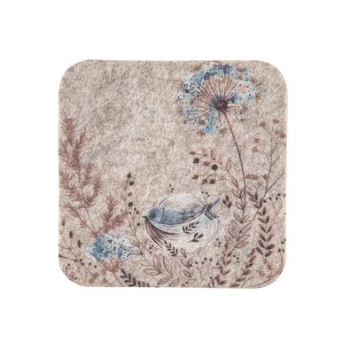 Altom Plstena podlaga pod skodelico Serenity 10 x10 cm, komplet 4 kos