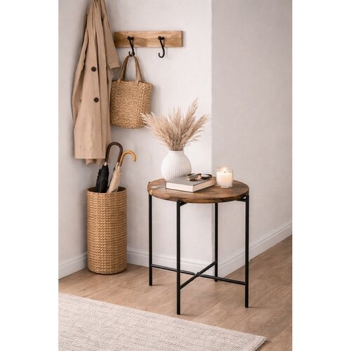 Masă de cafea Manus, 40 x 48 cm, lemn de acacia