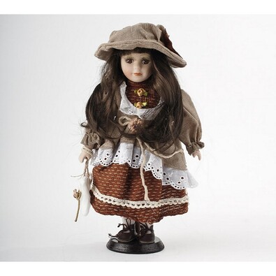 Panenka Terezka s porcelánovou hlavičkou, 32 cm