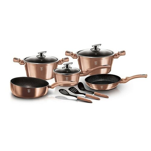 Berlinger Haus 11-dielna sada riadu Rosegold Metallic Line