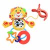 Baby Mix Plyšová hračka s chrastítkem Gepardík, 11 cm