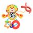 Baby Mix Gepárd plüss játék csörgővel, 11 cm