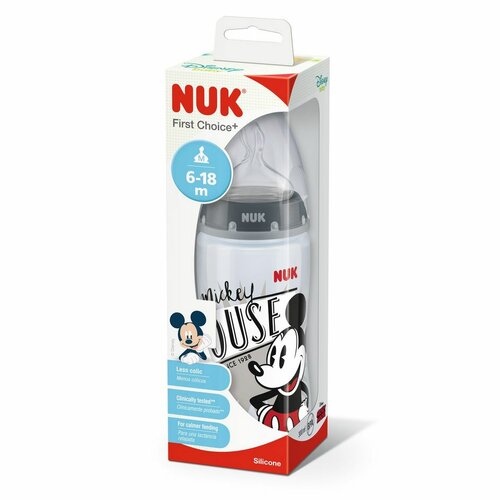NUK First Choice+ Fľaša DISNEY Mickey PP, 300 ml