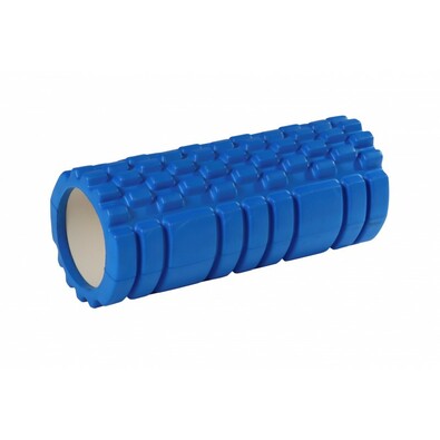 Fitness masážny valec modrá, 33 x 15 cm