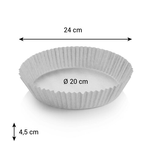 Tescoma DELICIA papír sütőforma kerek, átmérő 20 cm, 50 db