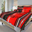 Bavlnené obliečky Tonda červený, 140 x 200 cm, 70 x 90 cm