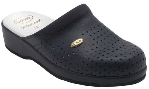 Scholl CLOG BACK GUARD - pantofle zdrowotne PROFESIONAL rozm. 46, niebieski