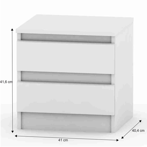 Szafka nocna HANY NEW 002, biała