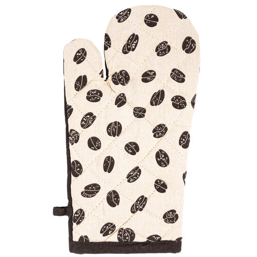 Ofenhandschuh Kaffee mit Magnet, 18 x 32 cm