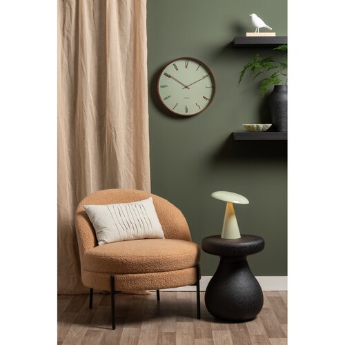 Karlsson 6014GR dizajnové nástenné hodiny zelená, pr. 40 cm