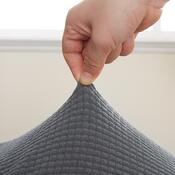 4Home Stretch prevleka za stol Magic clean svetlo siva, 45 - 50 cm, komplet 2 kosov