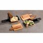 Kesper 28968 Raclette-Spachtel-Set 8 Stück Akazie, 13 x 3,5 cm
