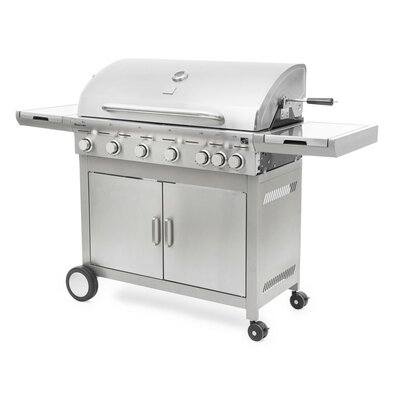 Grill gazowy G21 Mexico BBQ Premium line, 7 palników + gratis reduktor ciśnienia