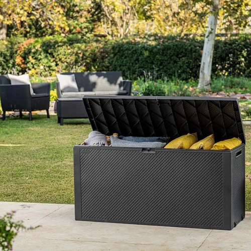 Keter Záhradný úložný box Emily, 270 l, antracit