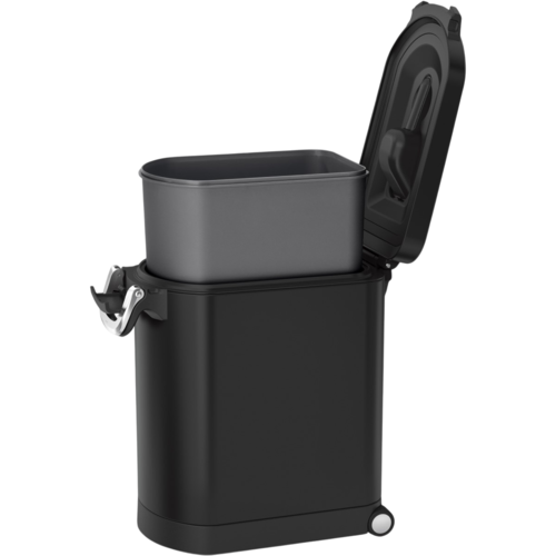 Simplehuman Kontajner na suché krmivo s poistkou 25 l, čierna mat