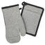Potholder and trivet Heda grey, set of 2