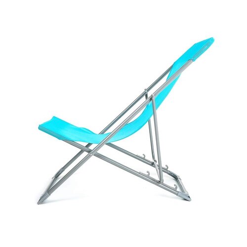 Happy Green Klappbarer Strandstuhl Caribic blau, 56,5 x 91 x 96 cm