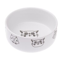 Miska ceramiczna dla kota 300 ml, biały, 12 x 4,8 cm Miska ceramiczna dla kota 300 ml, biały, 12 x 4,8 cm