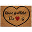 Wycieraczka kokosowa Home is where the heart is, 40 x 60 cm