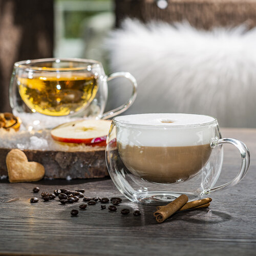 4Home Hot&Cool thermo cappuccino pohár  280 ml, 2 db