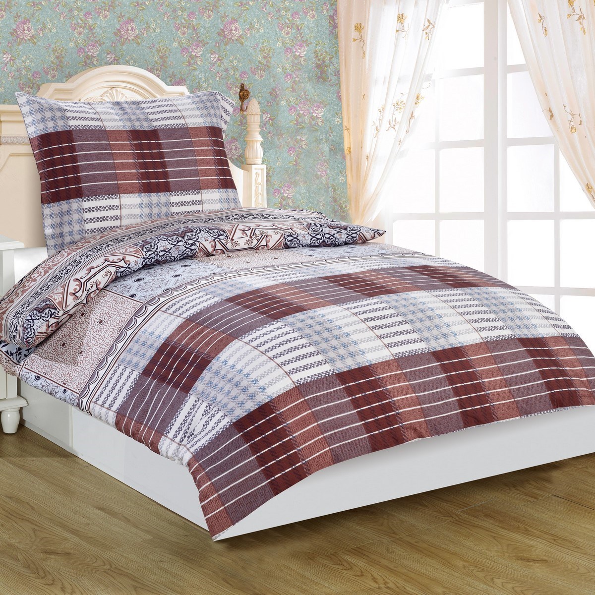 JAHU Obliečky Dallas Aztek mikrosatén, 140 x 200 cm, 70 x 90 cm