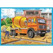 Trefl Puzzle Pracovní stroje, 4v1 12, 15, 20, 24 dílků