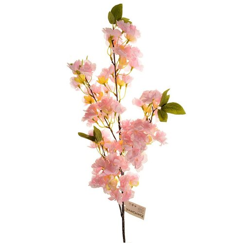 Mű virágzó ág, rózsaszín, 100 cm