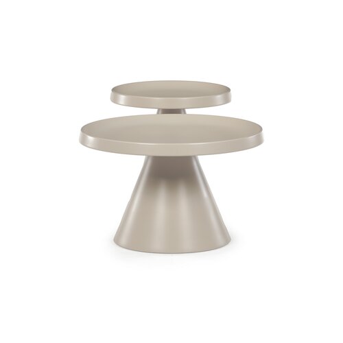 Sada konferenčních stolků F4112 CSM, béžová, 2 ks