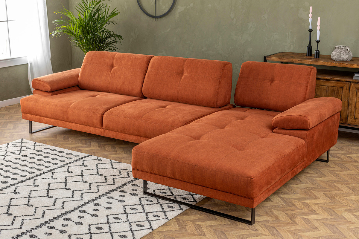 Rohová pohovka Mustang Small Right Orange