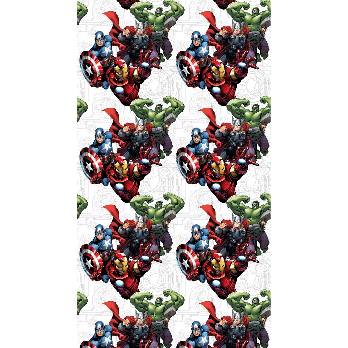 AG ART Dětský závěs Avengers, 140 x 245 cm