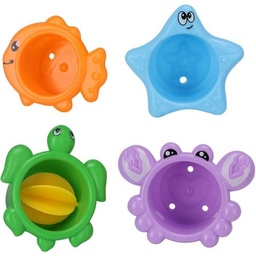 Badespielzeug-Set Panda, 5 Teile, ab 4 Monaten