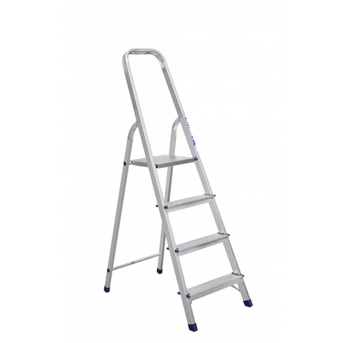 Alumet AM 704 Aluminiowe schodki jednostronne, 3plus 1, 4 stopnie, 81 cm