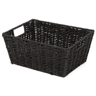 Coș împletit manua Compactor ETNA, 31 x 24x 14 cm, negru